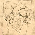 Henryk Płóciennik, bez tytułu, nd., monotypia, papier  18x18 cm
