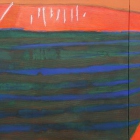 z cyklu POWROTY, Jura X, 2017, olej na płótnie, 70 x 120 cm